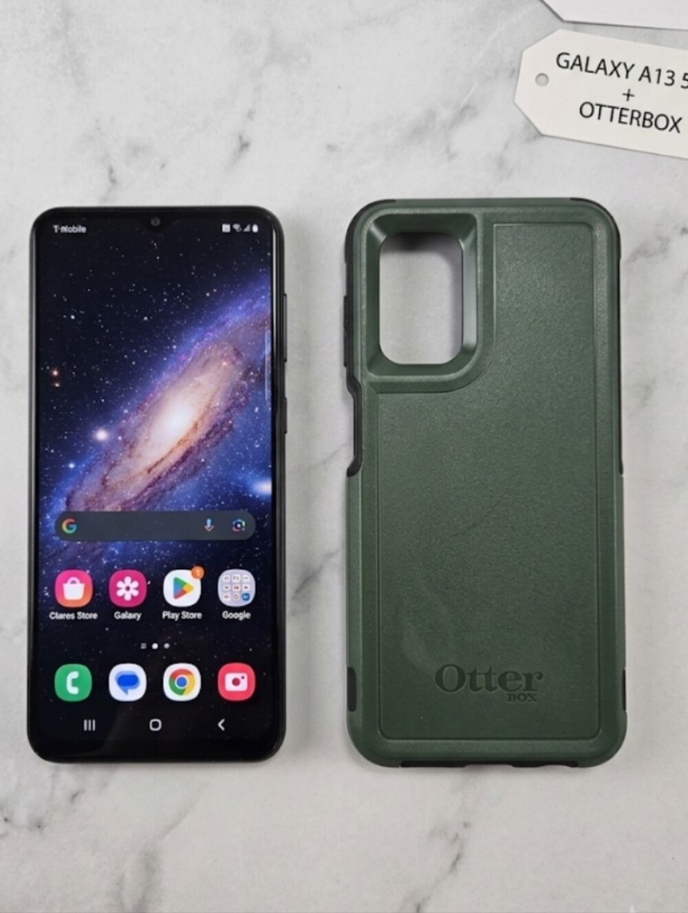 Samsung Galaxy A13 5G Black (Unlocked) + OtterBox Case Bundle